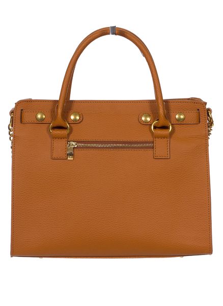 GbyG kožená kabelka oranžová COYOTE -