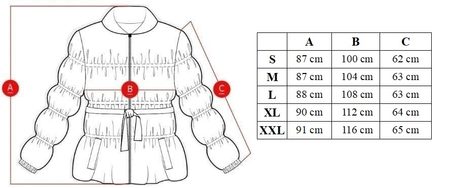 Winter jacket with real fox fur Due Linee - Black -