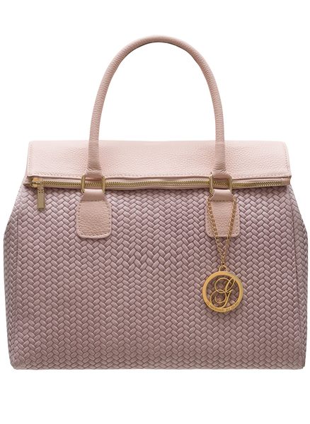 Borsa a mano da donna in pelle Glamorous by GLAM - Rosa -