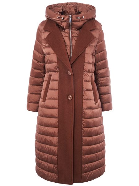 Winter jacket Due Linee - Brown -