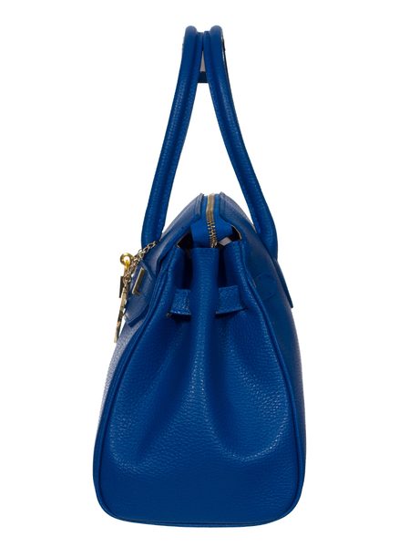 Real leather handbag Glamorous by GLAM - Blue -