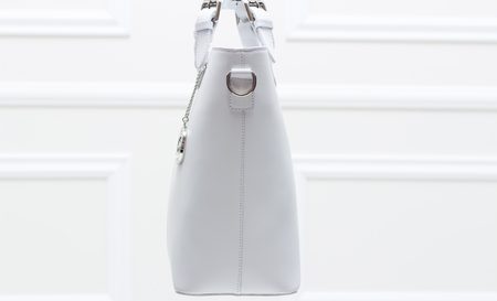 Bolso de cuero de mano para mujer Glamorous by GLAM - Blanco -