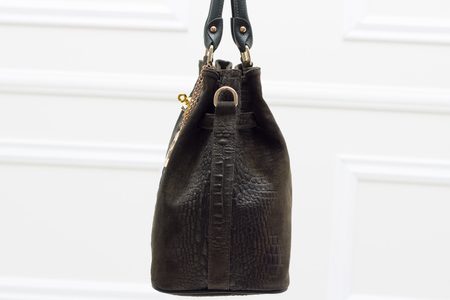 Real leather handbag Glamorous by GLAM - Green -