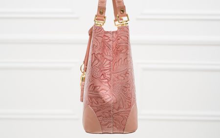 Real leather handbag Glamorous by GLAM - Pink -