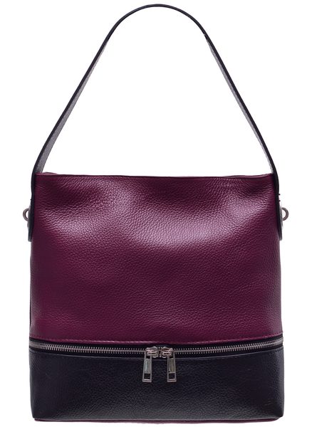 Real leather shoulder bag Glamorous by GLAM - Violet -