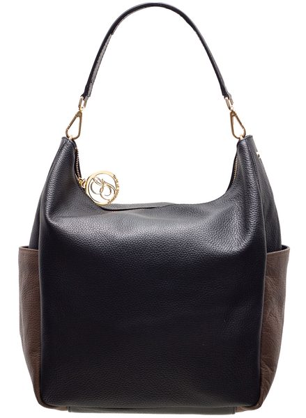 Bolso de hombro de cuero para mujer Glamorous by GLAM - Marrón -