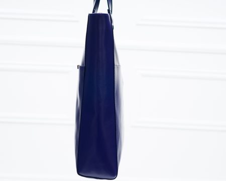 Bolso de hombro de cuero para mujer Guy Laroche Paris - Azul -