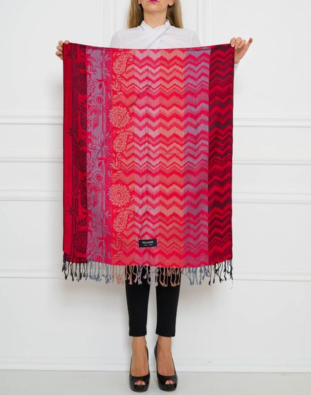 Women's scarf Due Linee - Red -