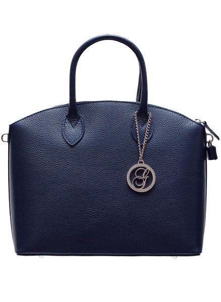 Real leather handbag Glamorous by GLAM - Dark blue -