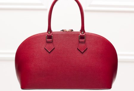 Real leather handbag Glamorous by GLAM - Red -