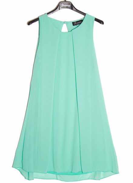 Dámske letné šaty voľný strih - zelená -