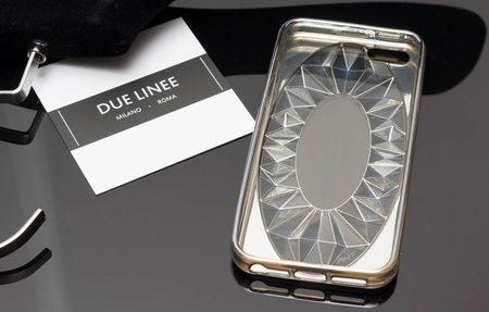 Kryt na Iphone 5/5S/SE s ornamentem - stříbrná