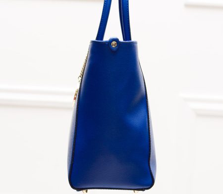 Borsa a mano da donna in pelle Glamorous by GLAM - Blu -