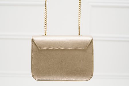 Real leather crossbody bag Glamorous by GLAM - Gold -