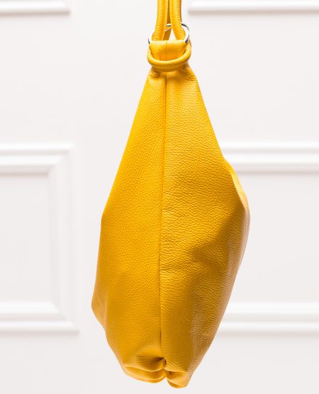 Bolso de hombro de cuero para mujer Glamorous by GLAM - Amarillo -