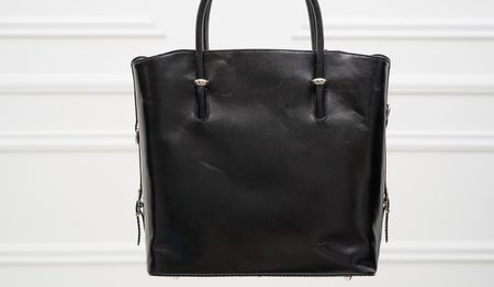 Bolso de cuero de mano para mujer Glamorous by GLAM - Negro -