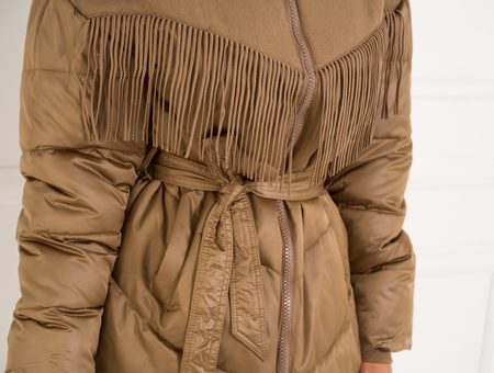 Chaqueta de invierno para mujer Due Linee - Beige -