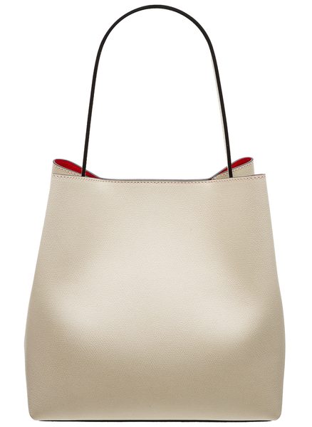 Bolso de hombro de cuero para mujer Glamorous by GLAM - Crema -