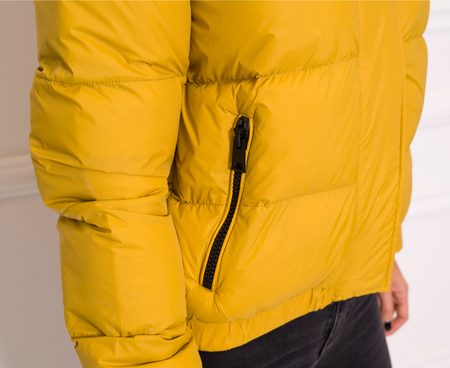 Women's winter jacket Due Linee - Yellow -