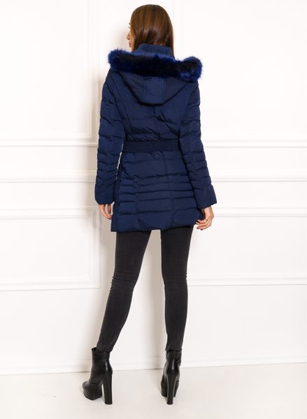 Damska kurtka zimowa Due Linee - niebieski -