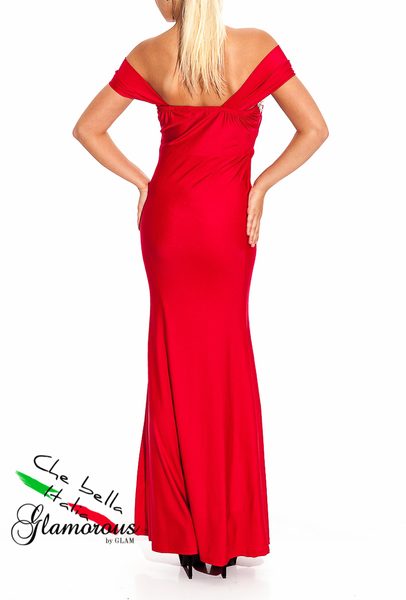 Vestido largo de mujer Etina Paris - Rojo -