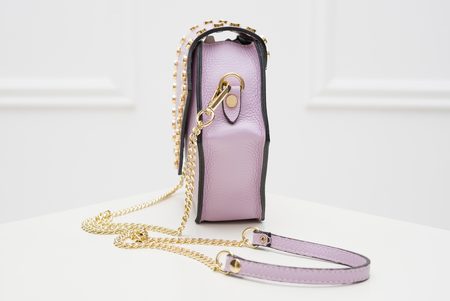 Geantă din piele crossbody pentru femei Glamorous by GLAM - Mov -