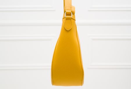 Bolso de hombro de cuero para mujer Tru Trussardi - Amarillo -