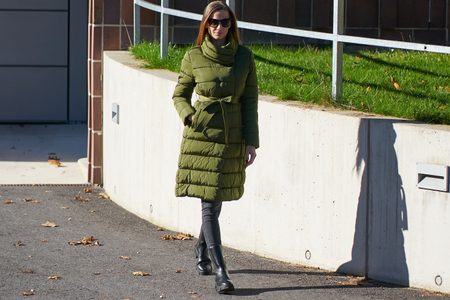 Chaqueta de invierno para mujer Due Linee - Gris -