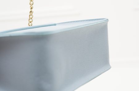 Real leather crossbody bag Glamorous by GLAM - Blue -