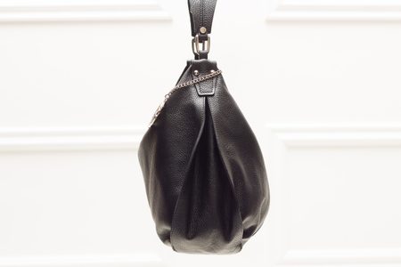 Real leather shoulder bag Glamorous by GLAM - Black -