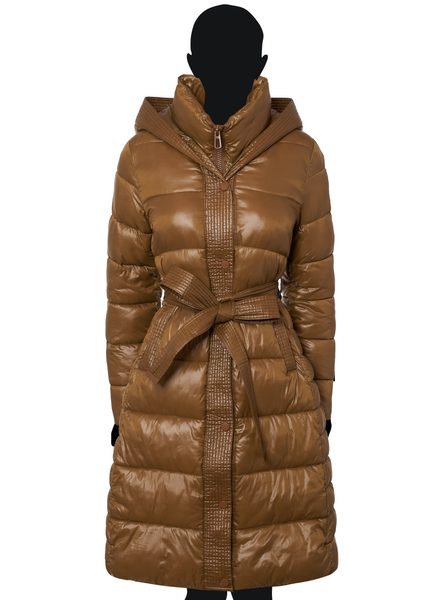 Chaqueta de invierno para mujer Due Linee - Marrón -