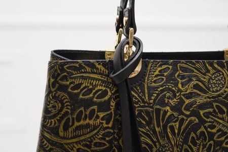 Borsa a mano da donna in pelle Glamorous by GLAM - Nero -