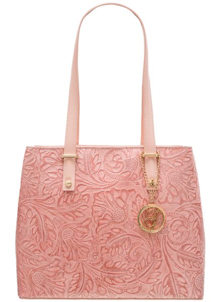 Bolso de hombro de cuero para mujer Glamorous by GLAM - Rosa -