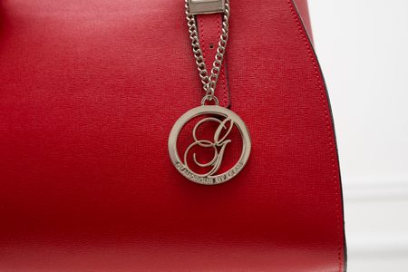 Bolso de cuero de mano para mujer Glamorous by GLAM - Rojo -