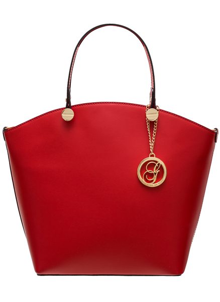 Real leather handbag Glamorous by GLAM - Red -