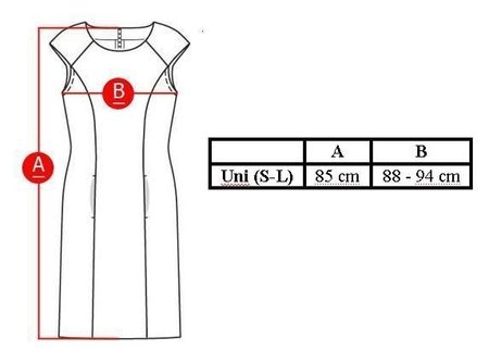 Dámské elegantní šaty se vzorem černo - modré -