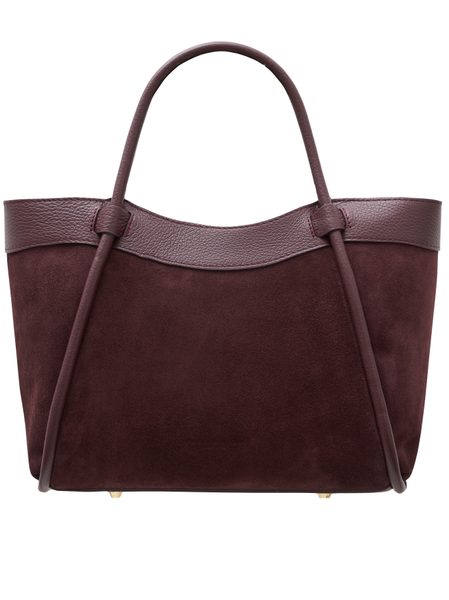 Real leather handbag Glamorous by GLAM - Wine -