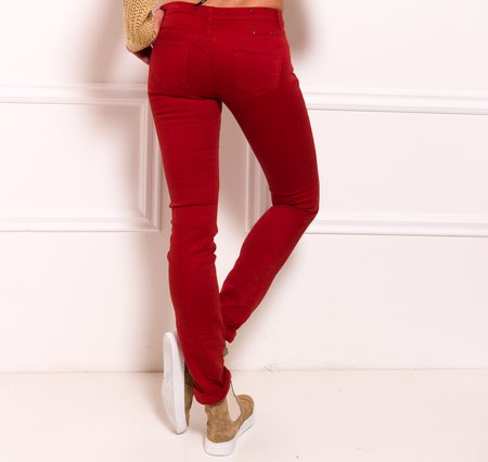 Jeans donna Due Linee - Marrone -