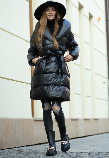 Giacca invernale donna Due Linee - Nero -