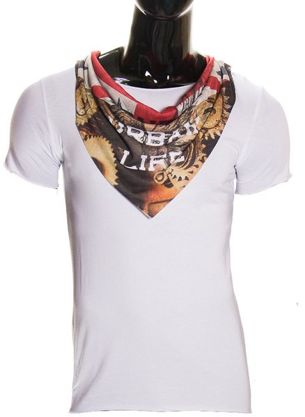 Men’s t-shirt Glamorous by Glam - White -