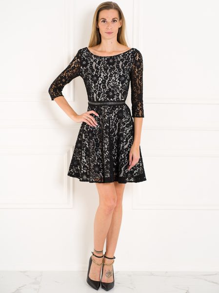 Rochie dantelă de damă Guess - Neagră -