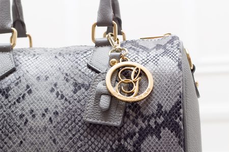 Bolso de cuero de mano para mujer Glamorous by GLAM - Gris -