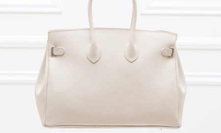 Borsa a mano da donna in pelle Glamorous by GLAM - Beige -