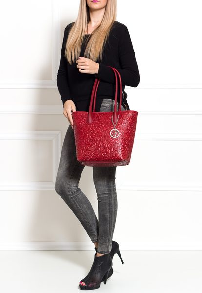 Borsa a spalla da donna in pelle Glamorous by GLAM - Vinaccia -