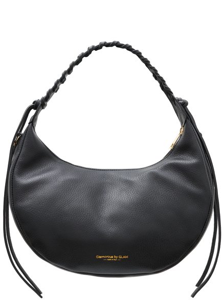 Real leather shoulder bag Glamorous by GLAM - Black -