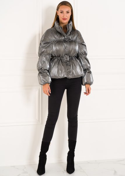 Winter jacket Due Linee - Silver -