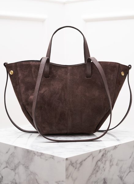 Glamorous by GLAM Geantă de umăr din piele pentru femei - Maro -