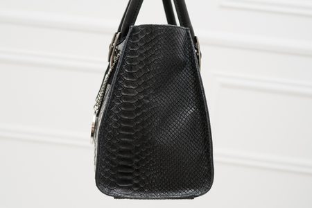 Bolso de cuero de mano para mujer Glamorous by GLAM - Negro -