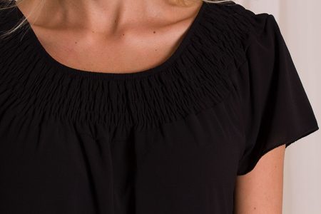 Dámské dlouhé letní šaty - černá -