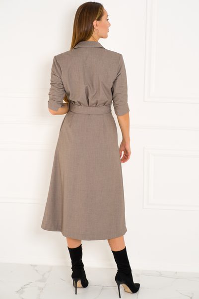 Midi dress Due Linee - Grey -